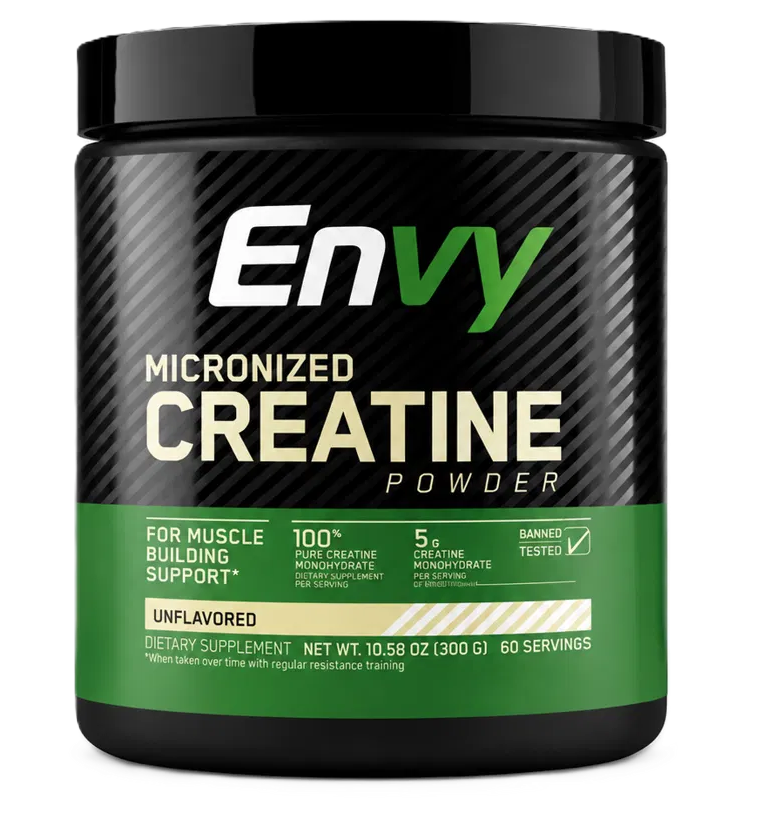 Envy Micronized Creatine Powder — front